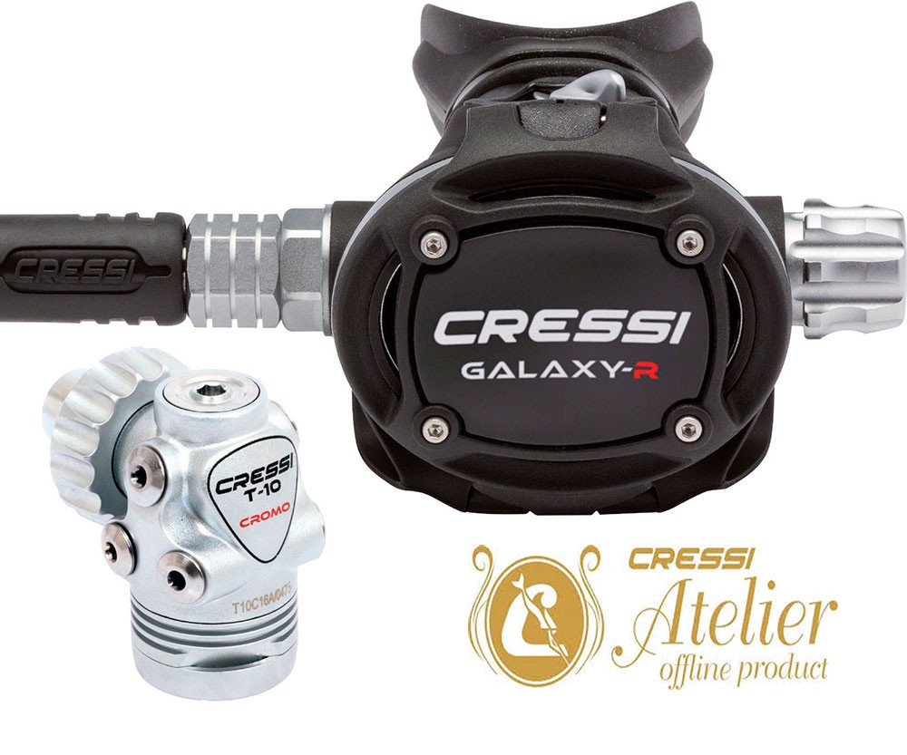 Atemregler TC SC Cromo Galyaxy Adjustable - Cressi Atelier Produkt